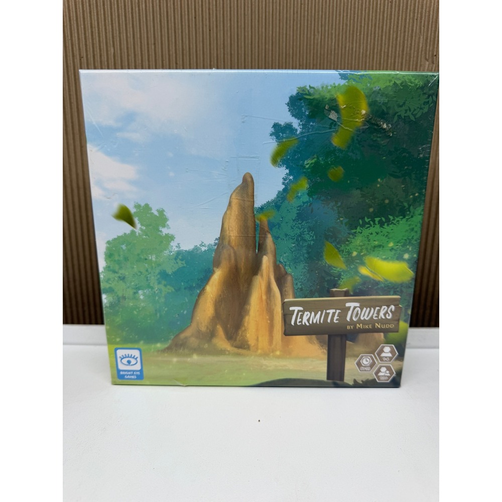 Termite Towers Board Game by Mike Nudd Bright Eye Games New Sealed First Print